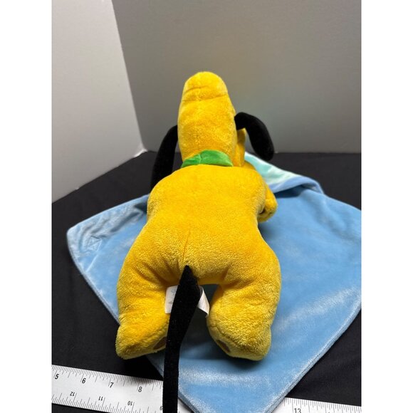 Disney Babies Pluto Plush Toy With Blanket & Bone Stuffed Animal 11" Vintage Col - Picture 11 of 13